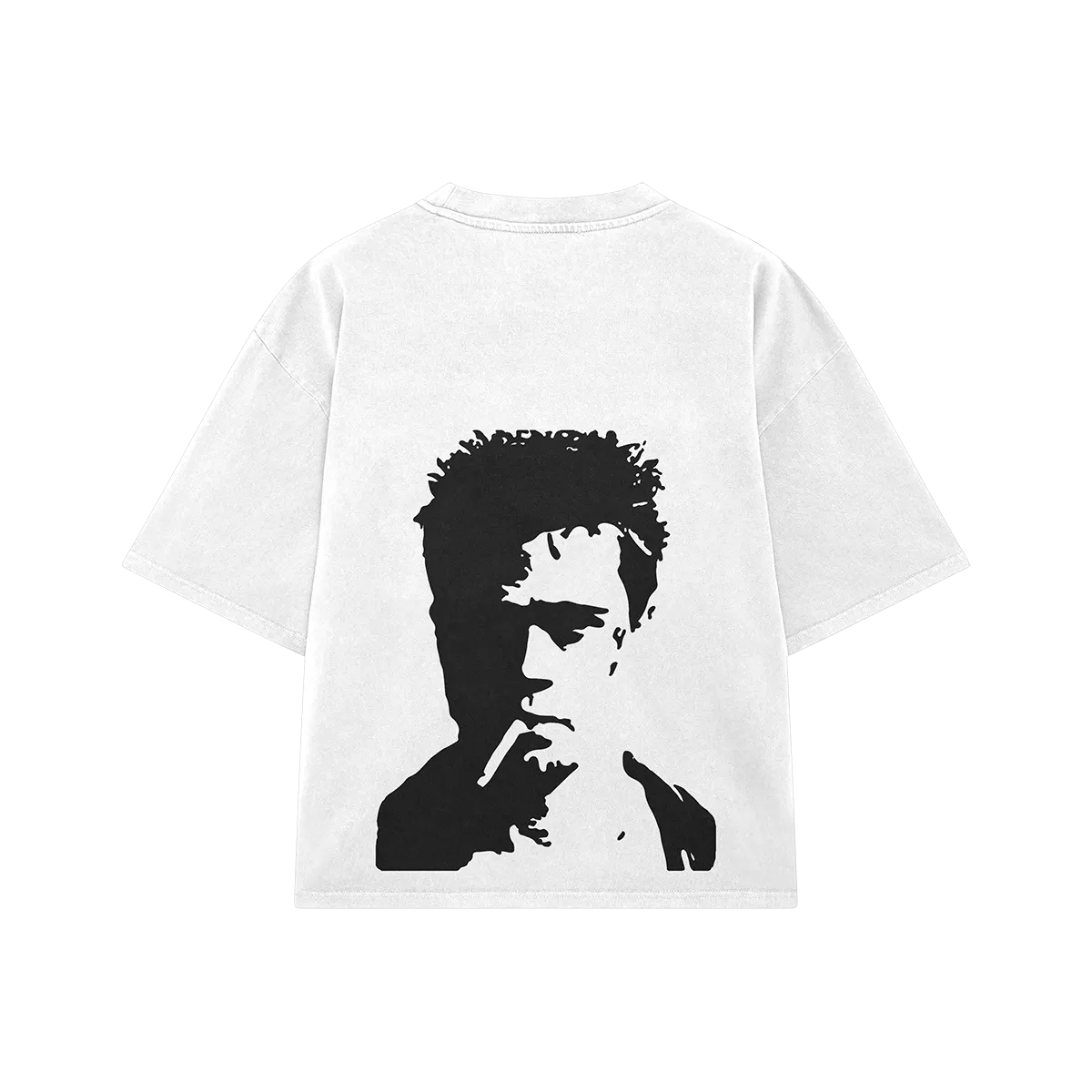 Alter Ego oversized white t-shirt back view by Soethical Fight Club collection India